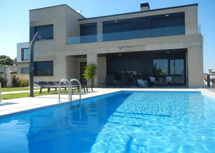 De Diseno Moderno En Hébergement de vacances Sanxenxo