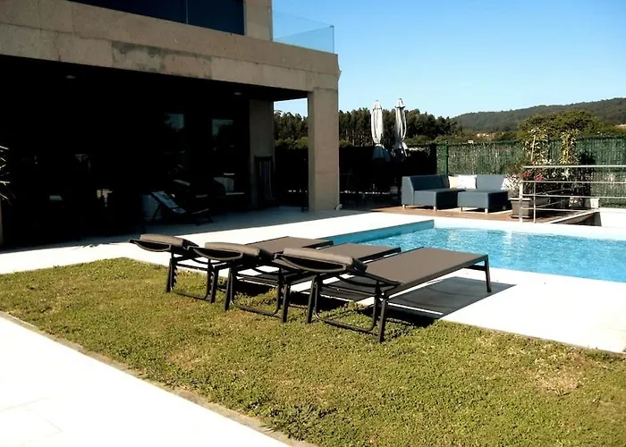 De Diseno Moderno En Hébergement de vacances Sanxenxo