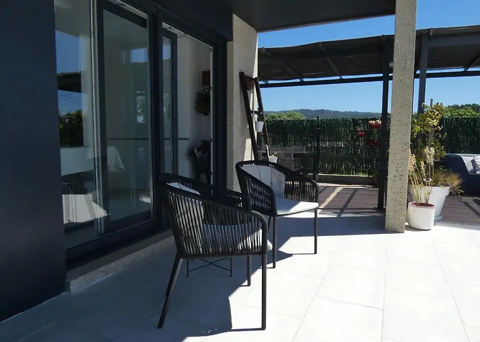 Hébergement de vacances De Diseno Moderno En Sanxenxo